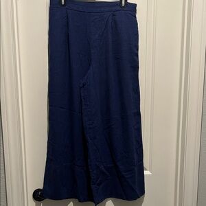 Banana Republic Deep Blue Wide Leg Pants